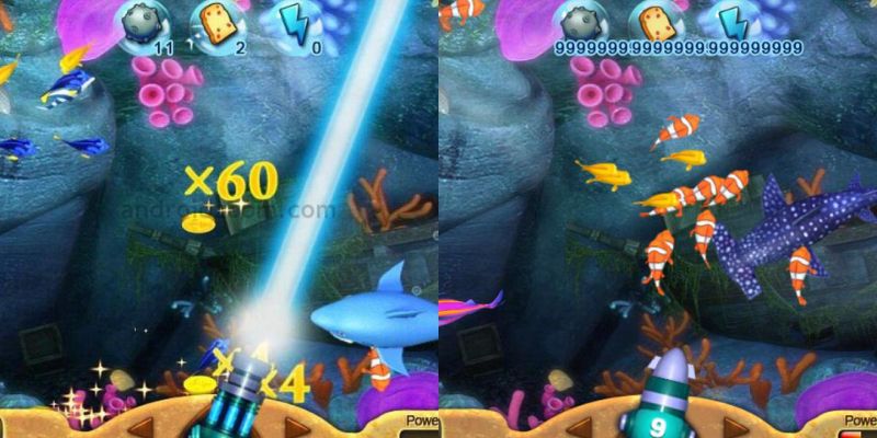 Bắn cá ăn xu nhiều tính năng